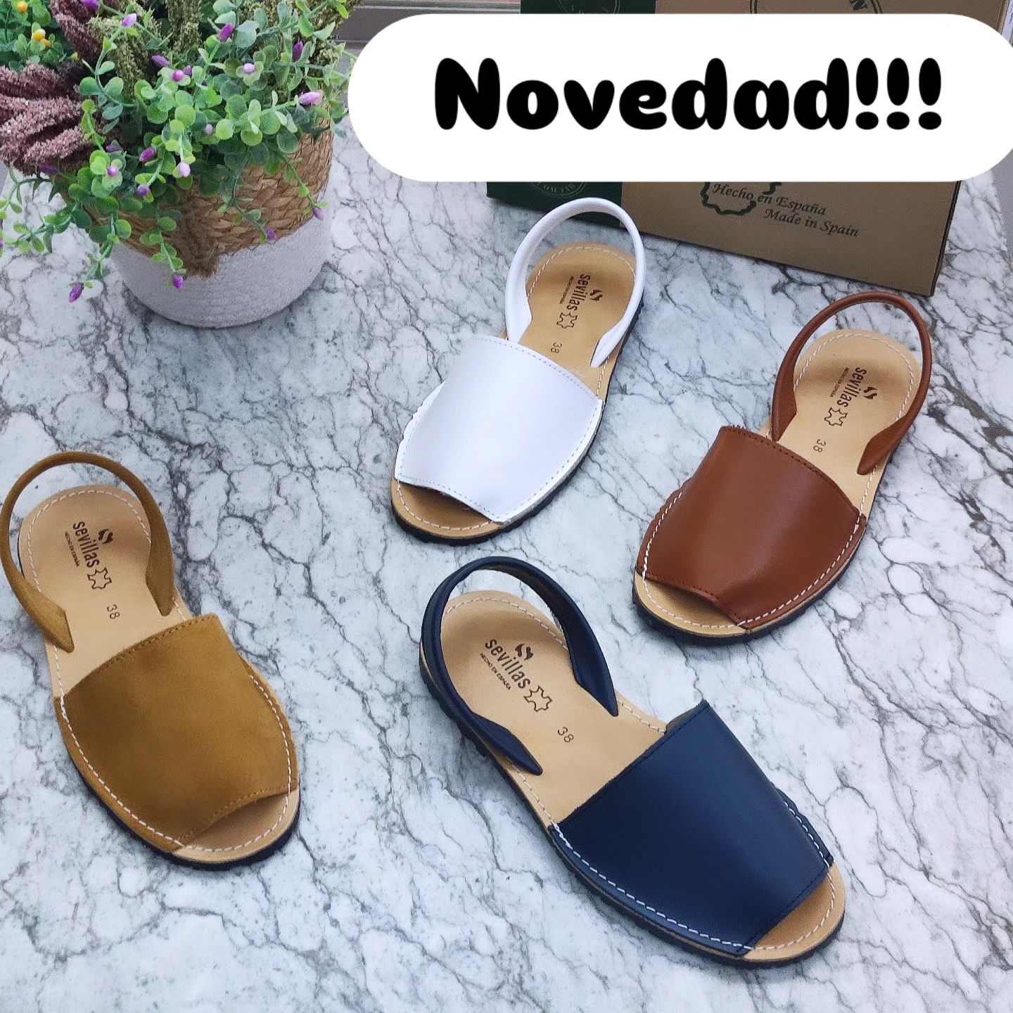 Sandalias menorquinas Sevillas hechas en España